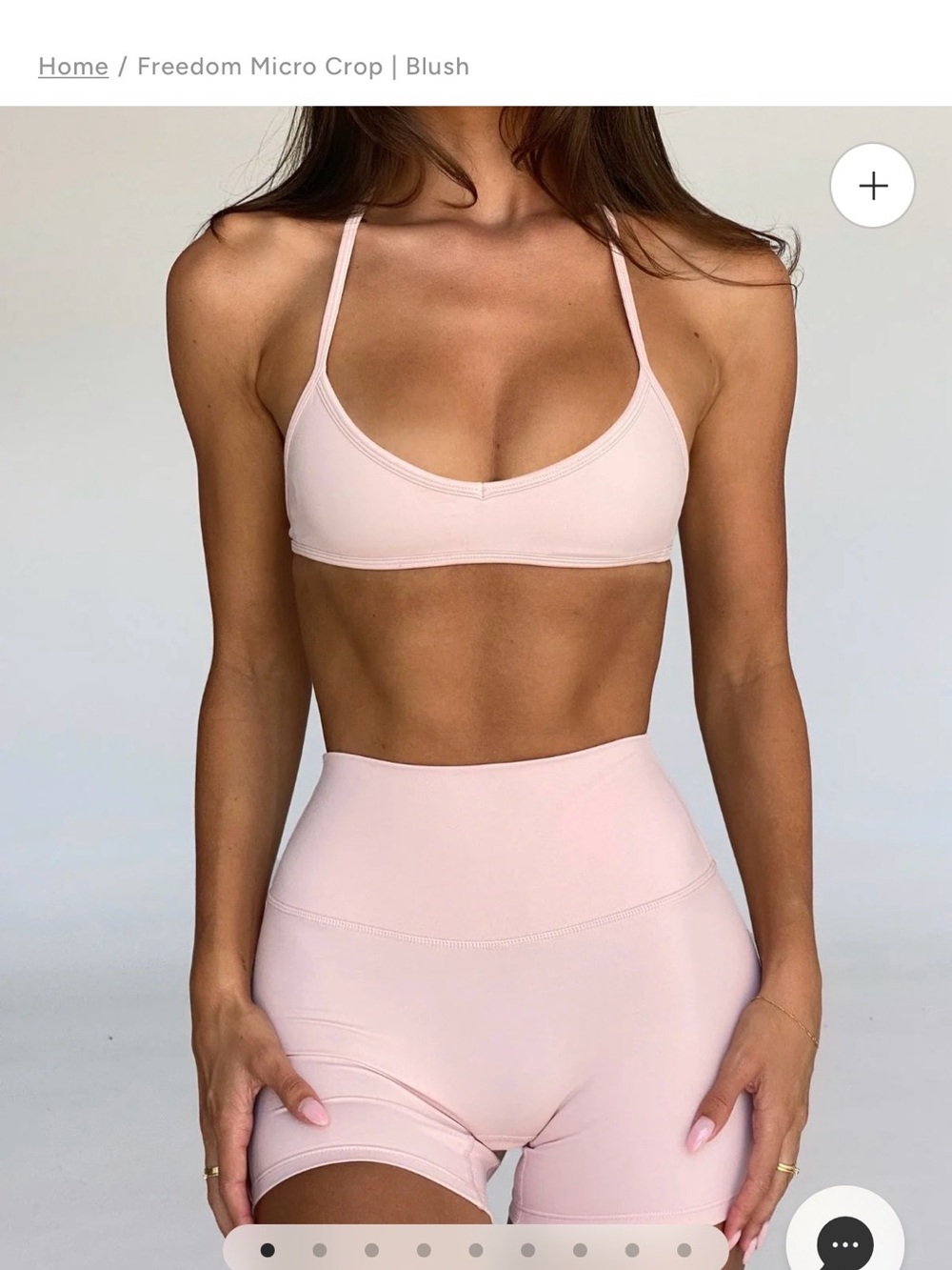 Freedom Micro Top in Blush- MED